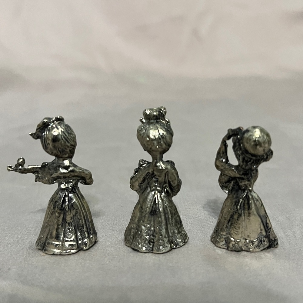 Set of 3 Pewter Miniatures - Picture 2 of 9